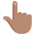 :backhand_index_pointing_up_medium_skin_tone: 👆🏽