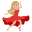 :woman_dancing_medium-light_skin_tone: 💃🏼